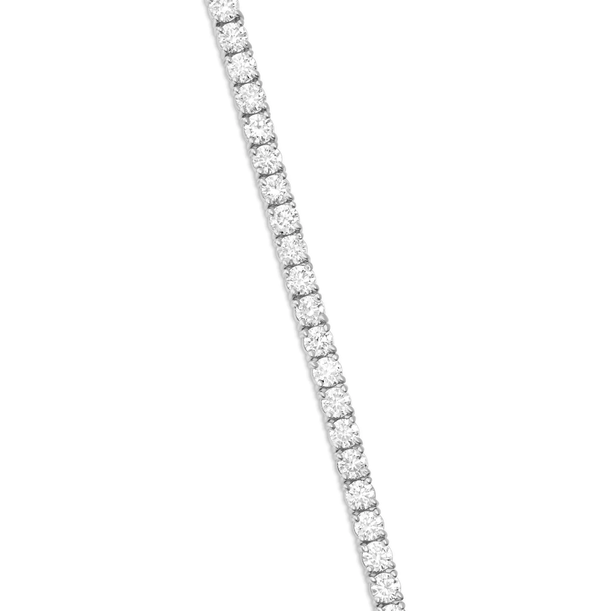 14K Gold 6.95ct 3.3mm Diamond Tennis Bracelet