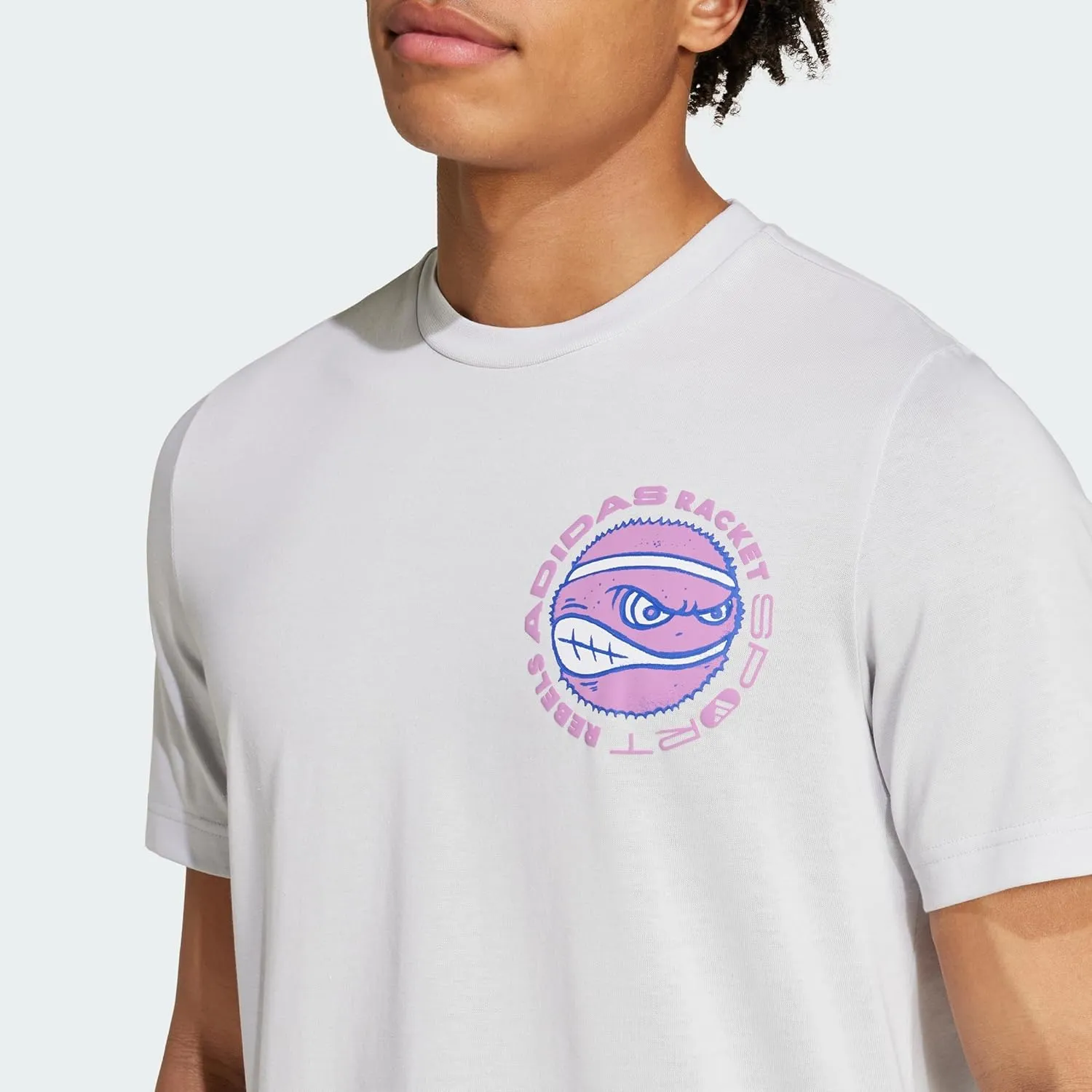 adidas Men's Racket Sport Rebels Graphic T-Shirt