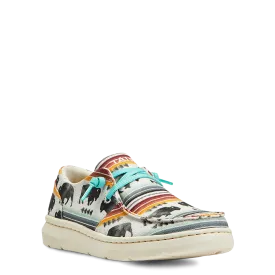 Ariat Ladies Hilo Moc Toe Buffalo Print Casual Shoes 10040306