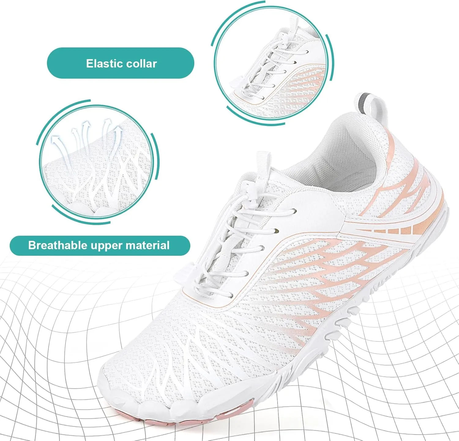Hike Barefoot Shoes Women Men Non-Slip Healthy Barefoot Shoes Womens Mens Breathable Fashion Trail Rnning Hiking Shoe Womens Mens Wide Toe Zero Drop Shoe