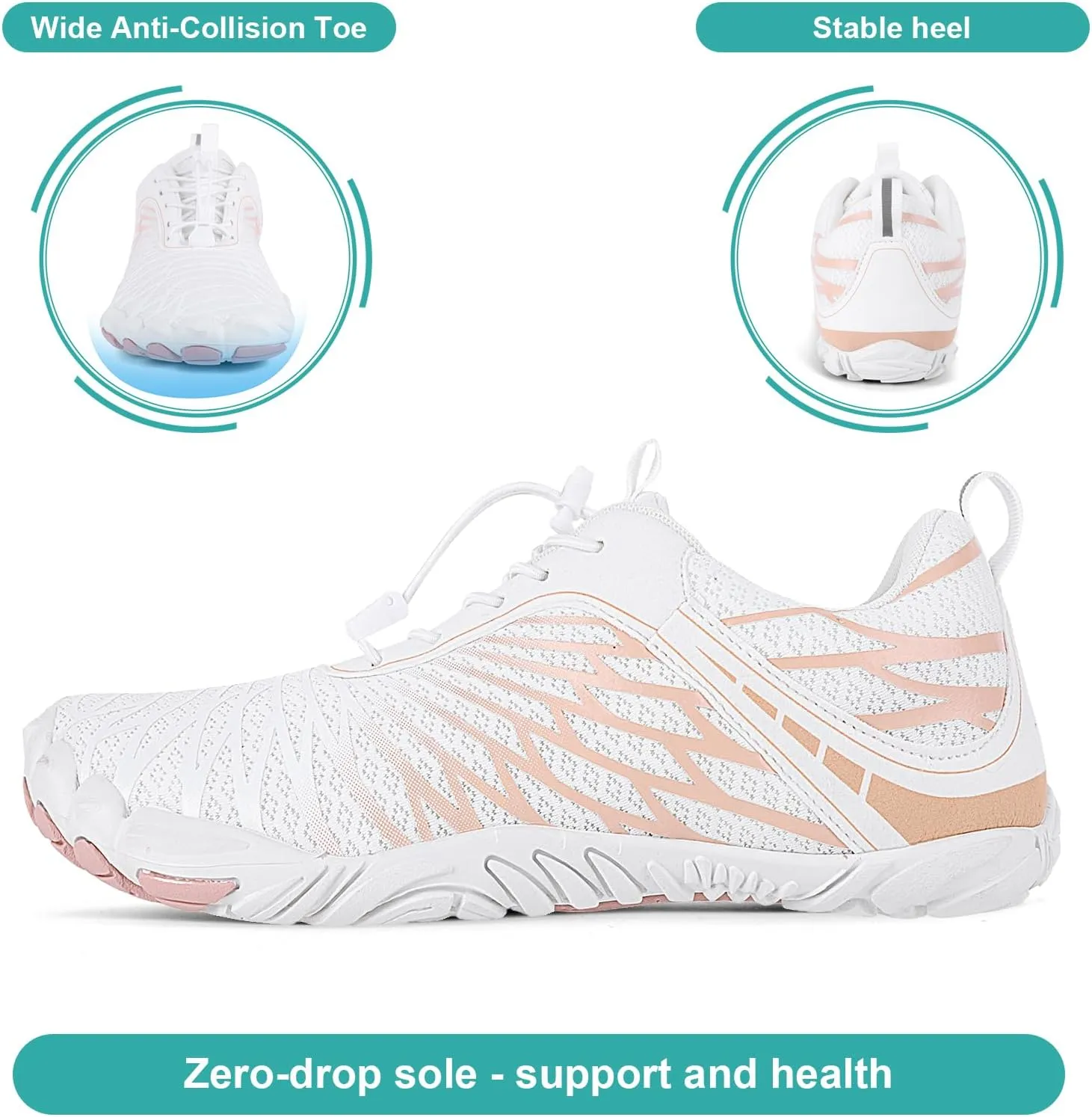 Hike Barefoot Shoes Women Men Non-Slip Healthy Barefoot Shoes Womens Mens Breathable Fashion Trail Rnning Hiking Shoe Womens Mens Wide Toe Zero Drop Shoe