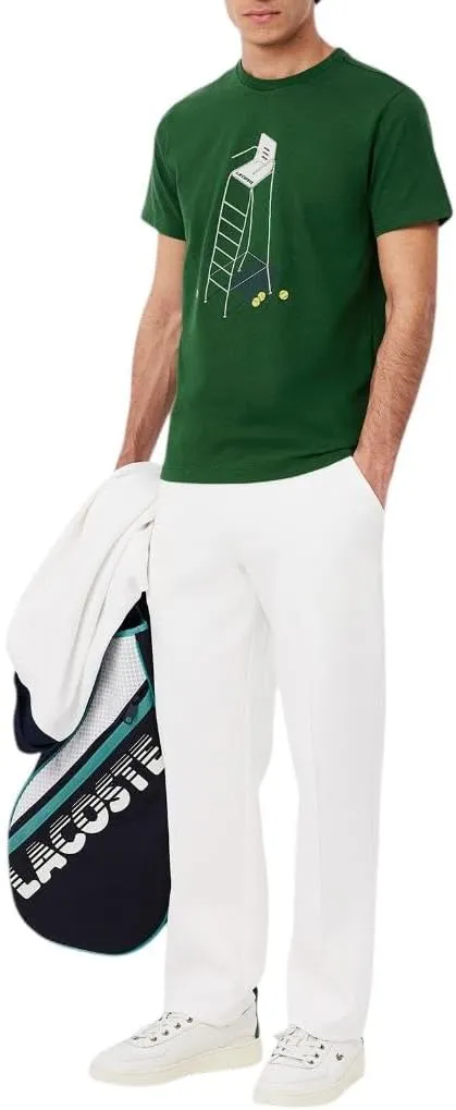 Lacoste Men's Sport Tennis Heritage Print T-Shirt