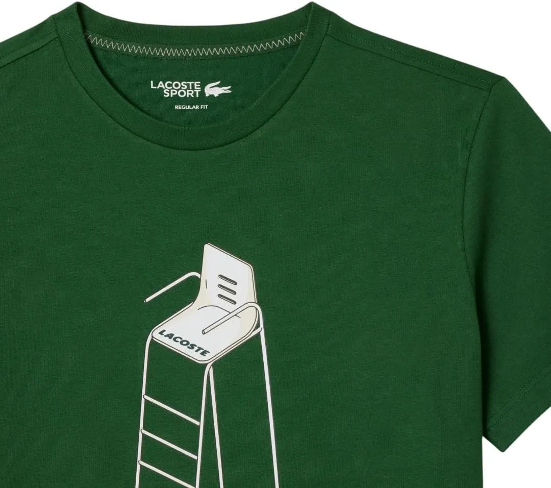 Lacoste Men's Sport Tennis Heritage Print T-Shirt