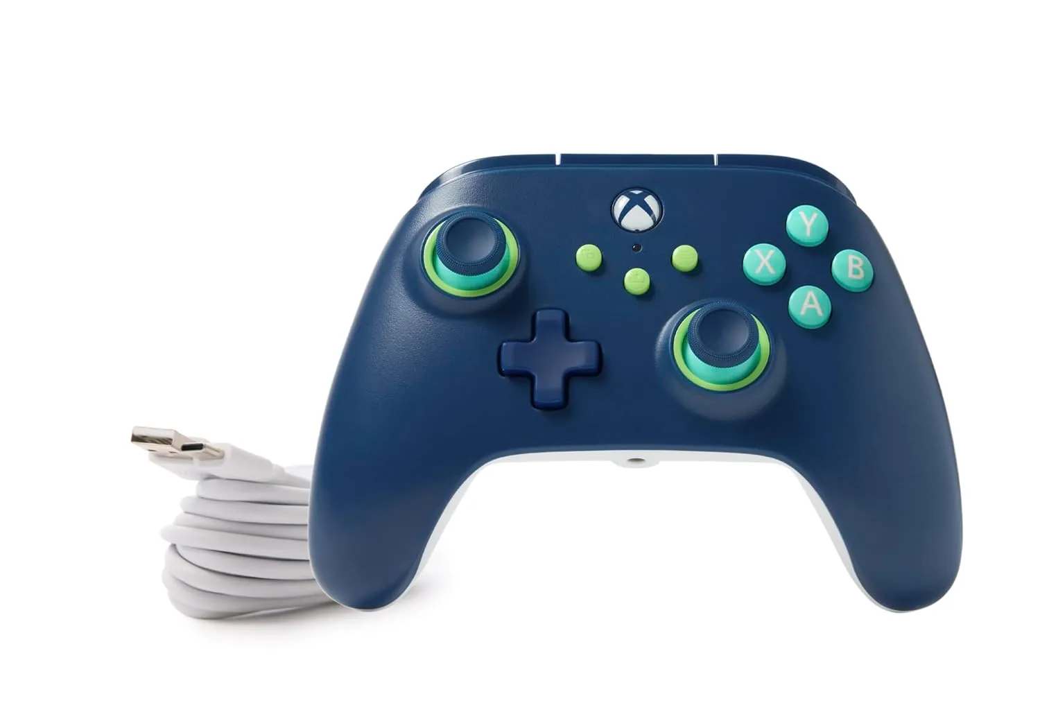 PowerA Wired Controller for Xbox Series X|S - Mariner Blue, gamepad, video game/gaming controller, works with Xbox One, Officially Licensed