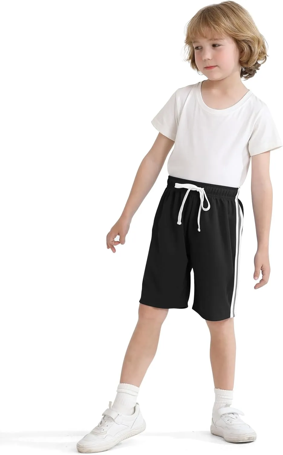 Resinta 5 Pack Toddler Boy Shorts Baby Boys Mesh Shorts Quick Dry Athletic Pull-On Clothes with Elastic Waist for Summer
