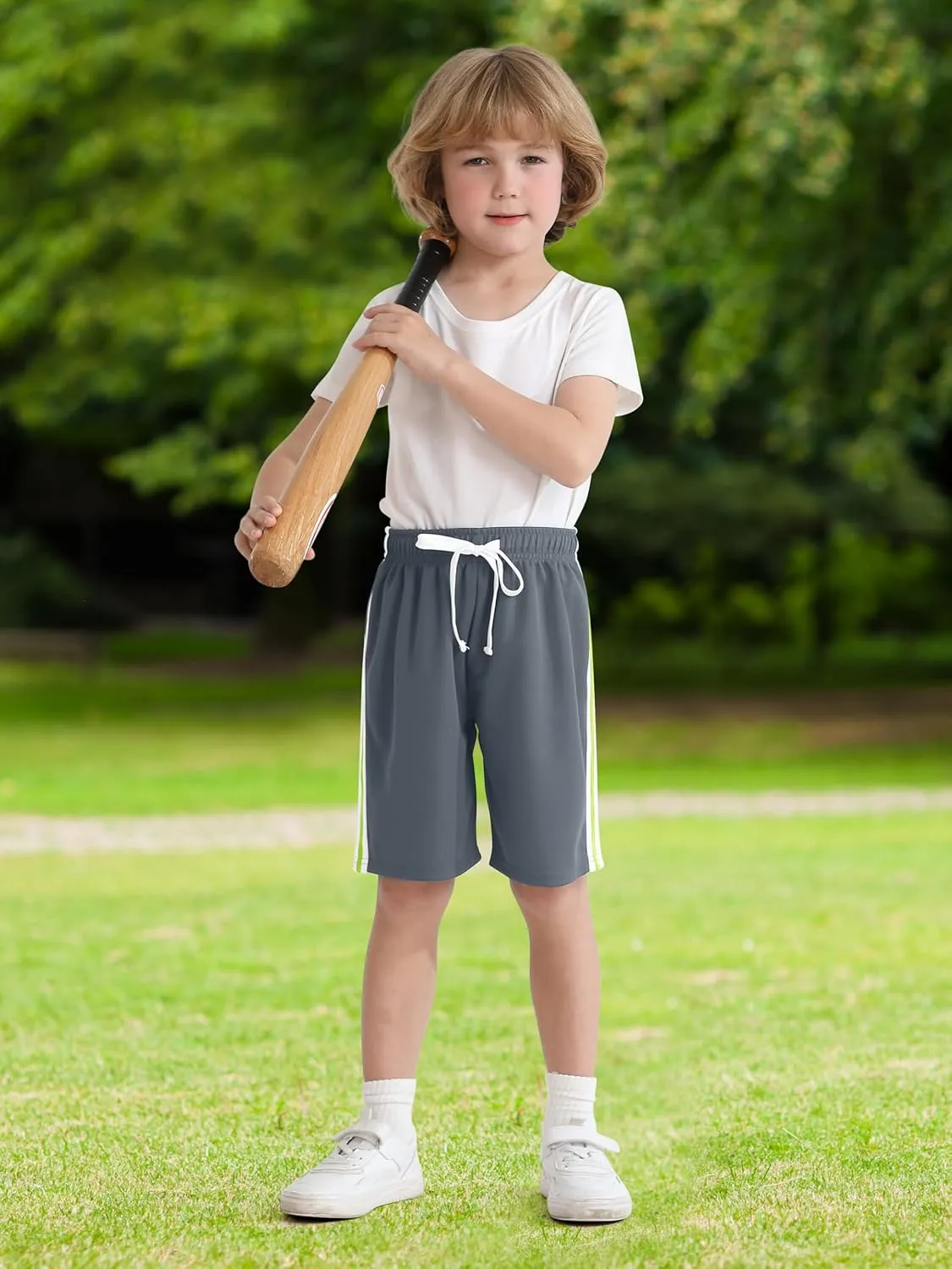 Resinta 5 Pack Toddler Boy Shorts Baby Boys Mesh Shorts Quick Dry Athletic Pull-On Clothes with Elastic Waist for Summer