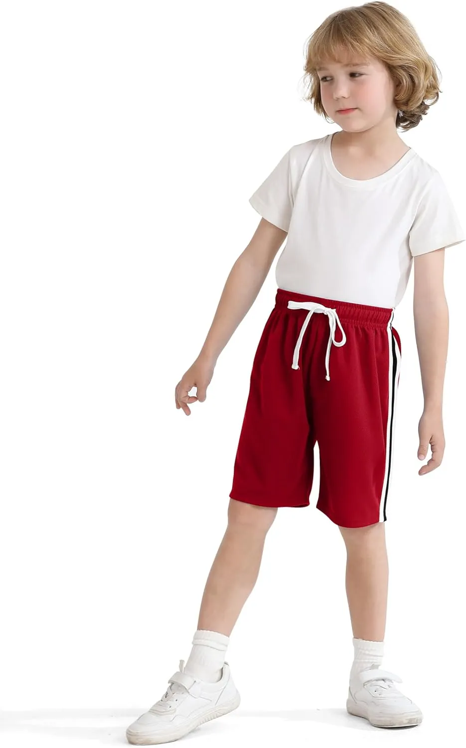Resinta 5 Pack Toddler Boy Shorts Baby Boys Mesh Shorts Quick Dry Athletic Pull-On Clothes with Elastic Waist for Summer