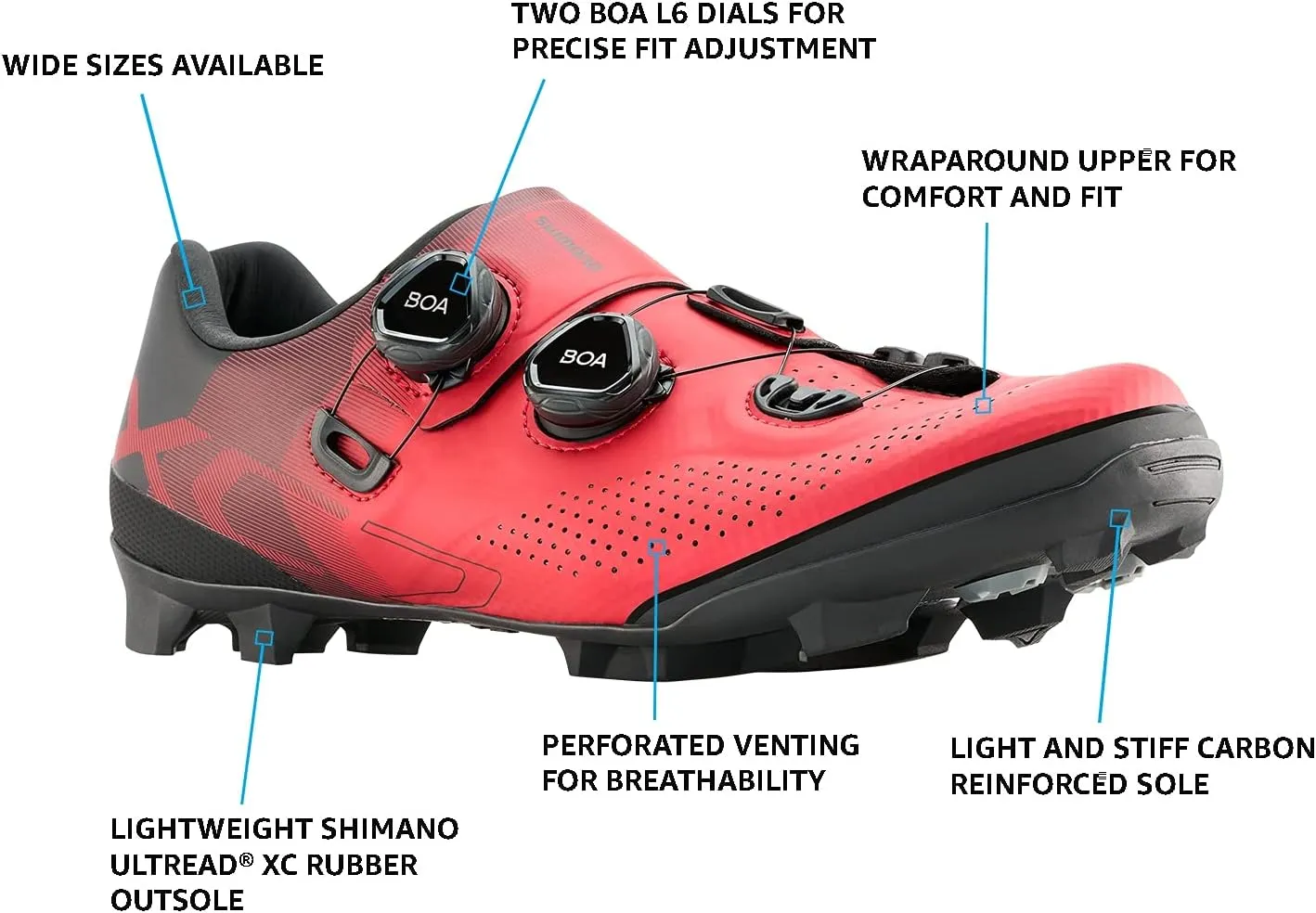 SHIMANO SH-XC702 Competition-Level Men's Off-Road Racing Shoe