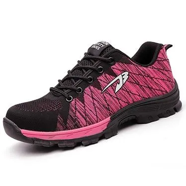 Women's Steel Toe Safety Work Shoes Fashionable