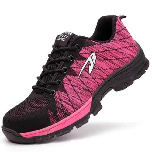 Women's Steel Toe Safety Work Shoes Fashionable