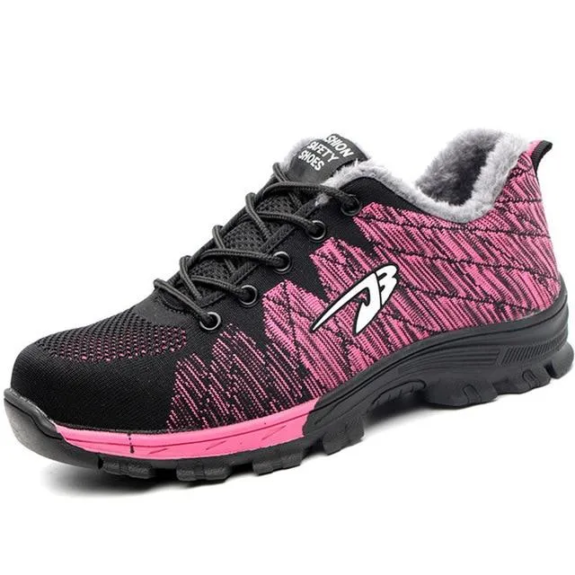 Women's Steel Toe Safety Work Shoes Fashionable